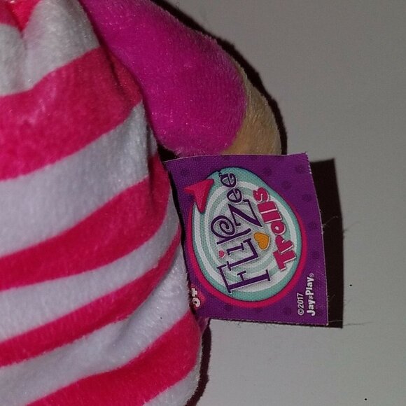 FlipZee Trolls 2 in 1 Pretty In Pink 15" Plush Stuffed Animal Toy Jay Play 2017 - Picture 3 of 9